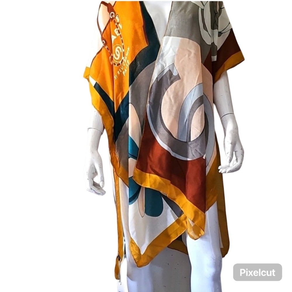 Multicolor Abstract Kimono